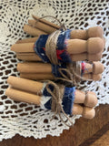 Vintage clothes pin bundle
